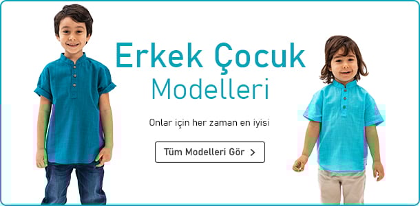 Şile Bezi Erkek Çocuk Giyim Modelleri